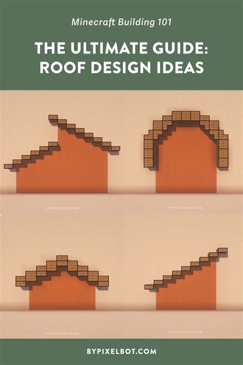 minecraft roof designs